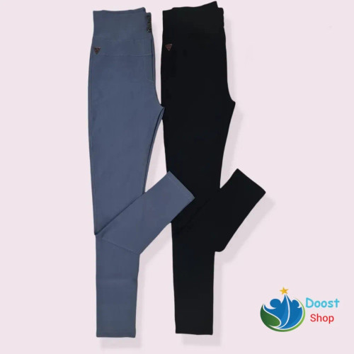 شلوار زنانه گندار کمرکش بنگال قد 105 طوسی و مشکی سایز 36 تا 54