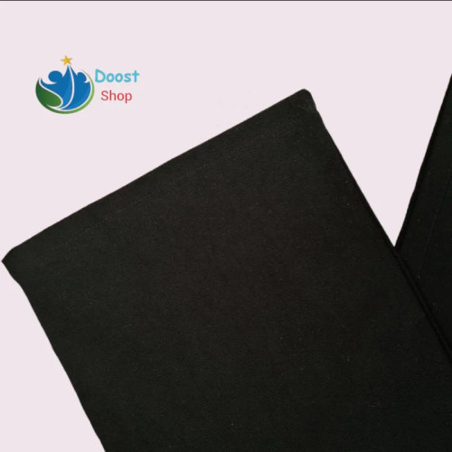 شلوار زنانه سایز بزرگ بنگال فاق بلند مشکی قد 105 مناسب سایز 48 تا 54