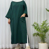 کفتان آیوا زنانه فری سایز تا 50 بغل چاک دار مناسب چهارفصل شیک و راحت بدون سایه اندازی