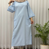 کفتان آیوا زنانه فری سایز تا 50 بغل چاک دار مناسب چهارفصل شیک و راحت بدون سایه اندازی