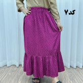 دامن نخی خارجی مدل پری فری سایز تا 48 قد 91 سانتیمتر بدون آبرفت و رنگرفت