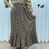 دامن نخی خارجی مدل پری فری سایز تا 48 قد 91 سانتیمتر بدون آبرفت و رنگرفت