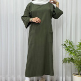 کفتان آیوا زنانه فری سایز تا 50 بغل چاک دار مناسب چهارفصل شیک و راحت بدون سایه اندازی