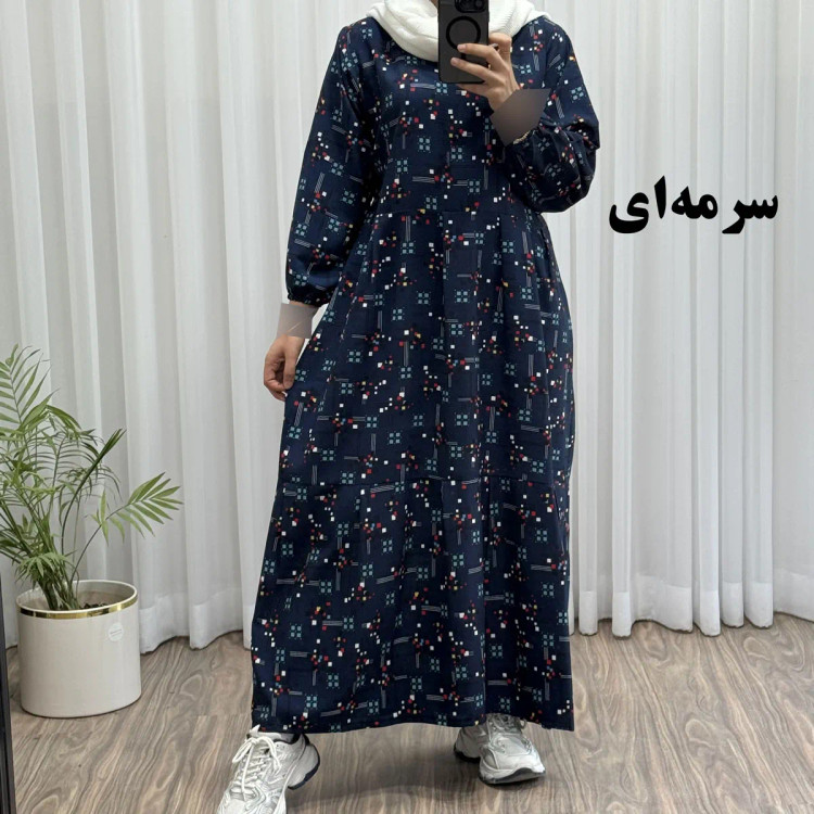 پیراهن ساحلی نخی کنفی مدل مکعبی 661 فری سایز تا 50 کمربنددار چهارفصل شیک و راحت بدون آبرفت و رنگ رفت