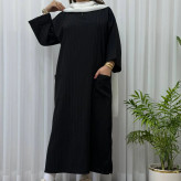 کفتان آیوا زنانه فری سایز تا 50 بغل چاک دار مناسب چهارفصل شیک و راحت بدون سایه اندازی