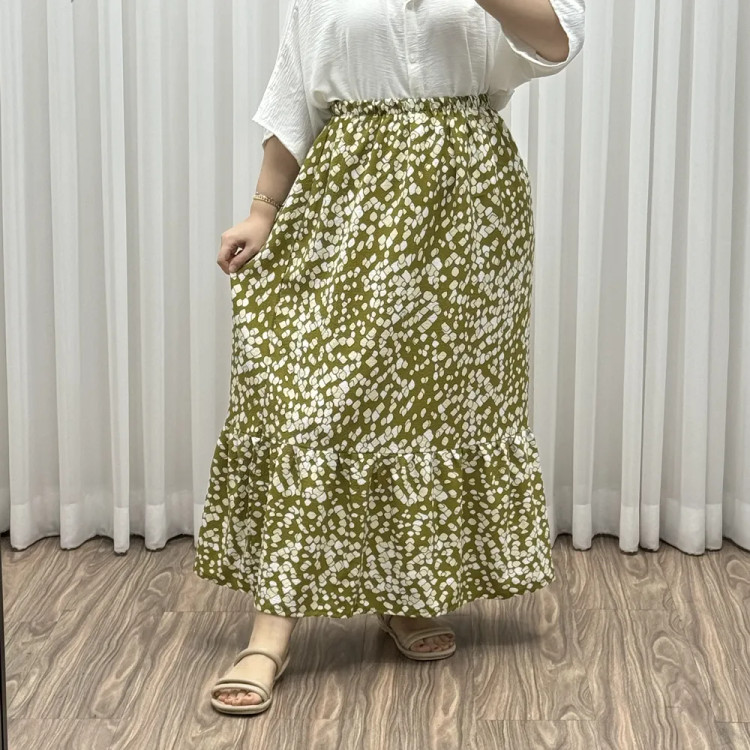 دامن پفکی نخی زنانه فری سایز تا 48 تن خور شیک و راحت چهارفصل بدون آبرفت و رنگ رفتگی