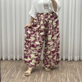 دامن شلواری لاله زار کد 1521 نخی فری سایز تا 48 چهارفصل شیک و راحت بدون آبرفت و چروک