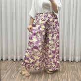 دامن شلواری لاله زار کد 1521 نخی فری سایز تا 48 چهارفصل شیک و راحت بدون آبرفت و چروک