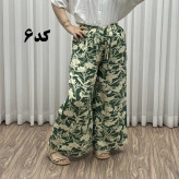 دامن شلواری لاله زار کد 1521 نخی فری سایز تا 48 چهارفصل شیک و راحت بدون آبرفت و چروک