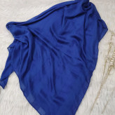 روسری نخی راه راه دور دست دوز سایز 138x138 پرز و دون دون نمیشود سر نمیخورد