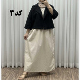 کت سارافون لینن فری سایز زنانه مناسب تا سایز 46 پاموق کد 1527 چهارفصل شیک و راحت