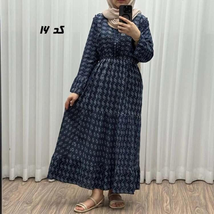 پیراهن ساحلی نخی آستین بلند فری سایز تا 48 کد 749 شسته شده بدون آبرفت و رنگ رفتگی چهارفصل تن خور شیک