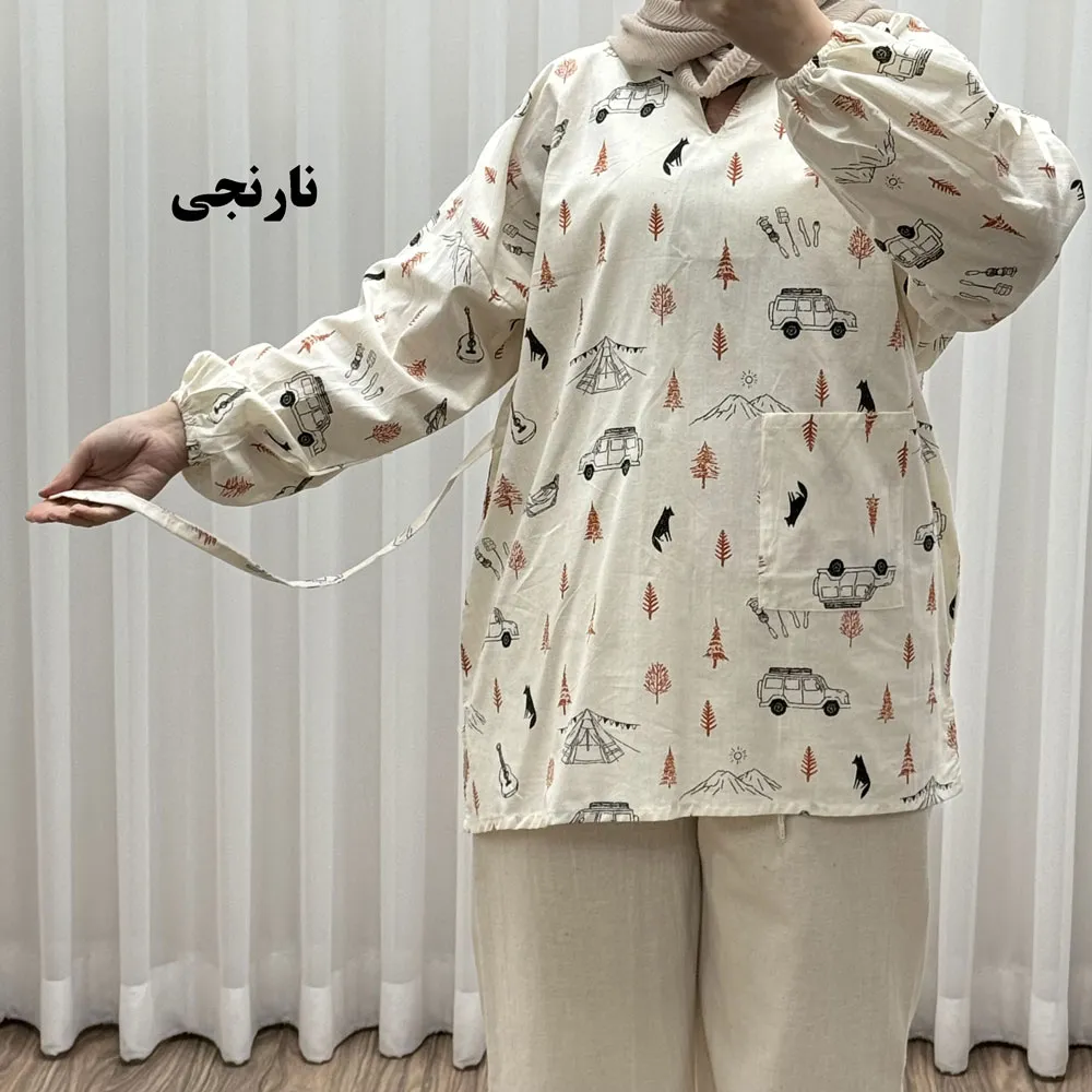 مانتو جلوبسته زنانه مدل کاکتوس کد 1818 فری سایز مناسب تا سایز 50 جنس لینن چهارفصل تنخور راحت بدون سایه اندازی