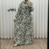 پیراهن فلور بوگاتی مدل ایوبی فری سایز زنانه تا سایز 46 چهارفصل شیک و راحت با کمربند سایه نمیاندازد