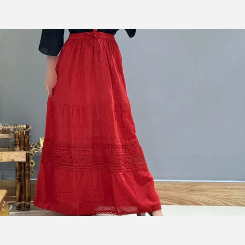 دامن سلن هندی نخ تافته خارجی فری سایز تا 46 چهارفصل شیک و راحت بدون آبرفت و رنگ رفتگی