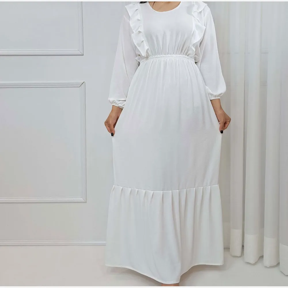 پیراهن ساحلی زارا فری سایز ابر باد زنانه تا سایز 48 چهارفصل شیک و راحت بدون بدن نما