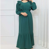 پیراهن ساحلی زارا فری سایز ابر باد زنانه تا سایز 48 چهارفصل شیک و راحت بدون بدن نما