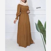 پیراهن ساحلی نخی طرح فرح فری سایز تا 48 قد 138 دور سینه 110 بدون آبرفت و رنگ رفت