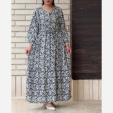 پیراهن ساحلی نخی ملیکا فری سایز تا 48 کمربنددار چهارفصل شیک راحت بدون سایه اندازی