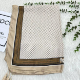 شال نخی طرحدار سی آی اسکارف کد 865 قواره 185×70 سانت عدم آبرفت و رنگرفتگی