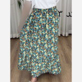 دامن نخ آلمان گلریز فری سایز تا 48 قد 95 سانتیمتر سایه نمیاندازد چهارفصل مناسب بارداری