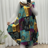 سارافون نخی رخ هندی مدل Camel فری سایز تا 56 تنخور شیک و راحت چهارفصل بدون آبرفت و رنگرفت