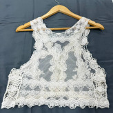 وست جلو باز کد 1059 فری سایز زنانه قلاب بافت شیک چهارفصل مناسب تا سایز 42