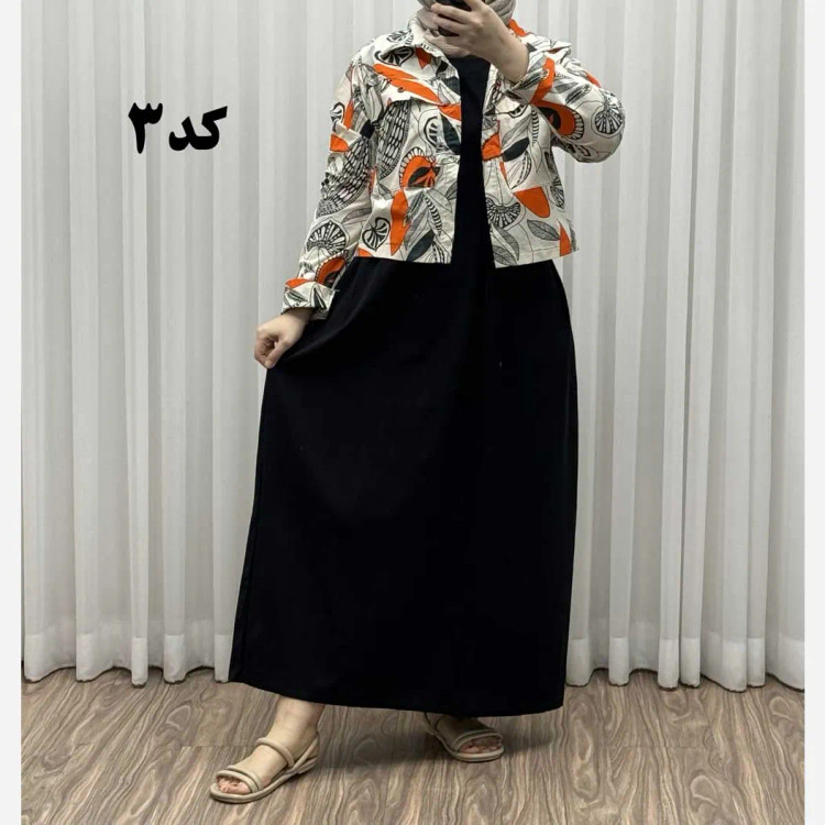 کت سارافون مدل یاپراق پاموق کد 1525 فری سایز لینن مناسب تا سایز 46 چهارفصل