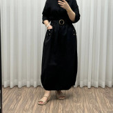 دامن کتان زنانه فری سایز شیک و راحت کد 1301 مناسب تا سایز 48 چهارفصل