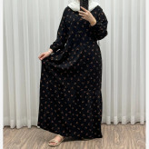 پیراهن ساحلی زنانه گلریز جلو دکمه دار فری سایز تا 46 جنس نخ کمربند دار مناسب چهار فصل