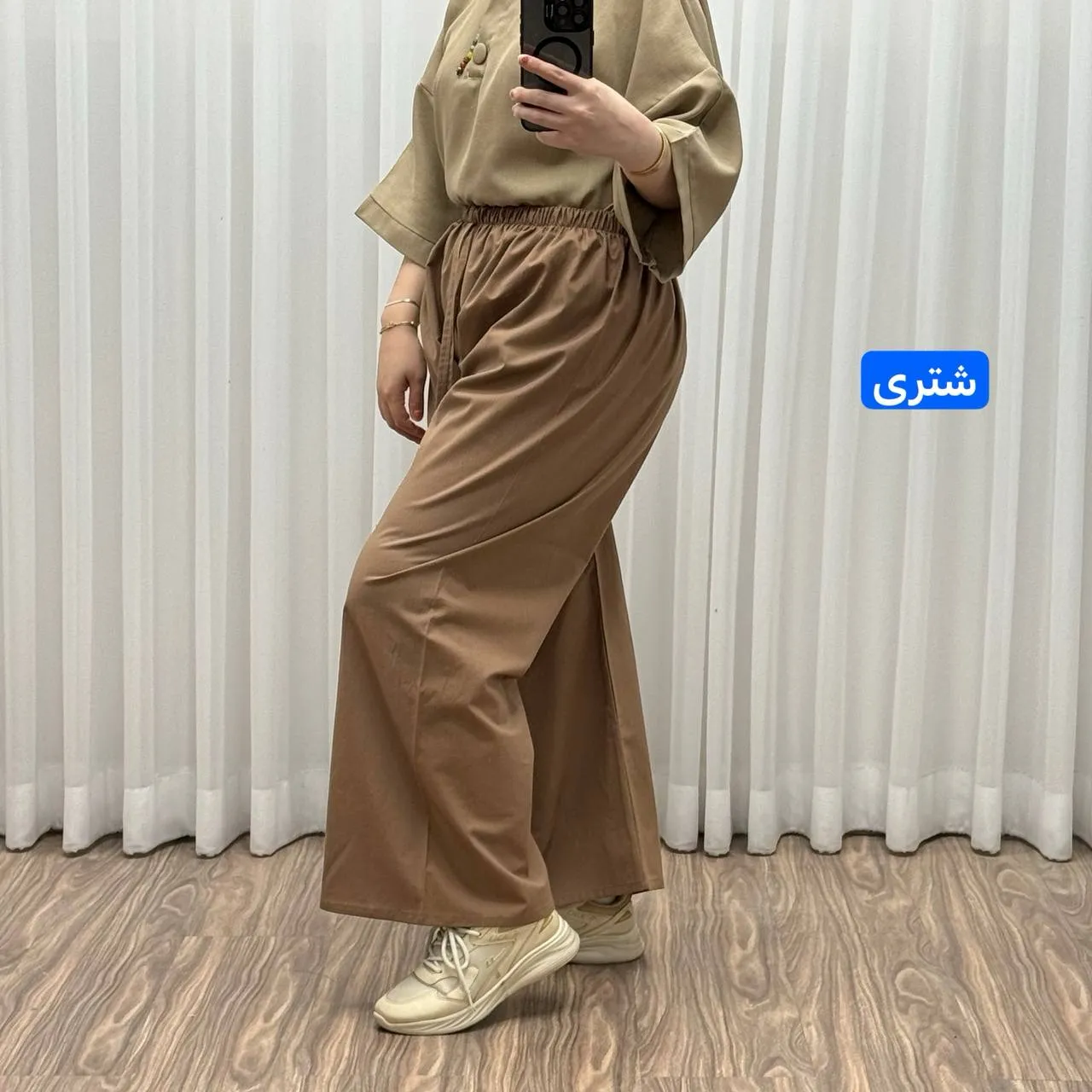 شلوار لنین فری سایز زنانه کد 1088 مناسب تا سایز 50 تنخور شیک و راحت چهارفصل بدون آبرفت و رنگ رفت