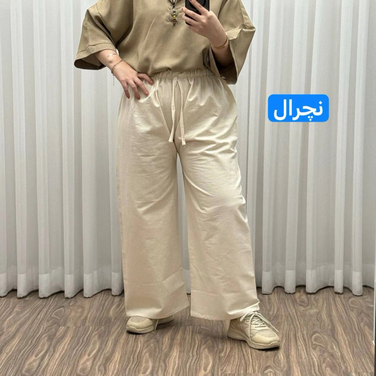 شلوار لنین فری سایز زنانه کد 1088 مناسب تا سایز 50 تنخور شیک و راحت چهارفصل بدون آبرفت و رنگ رفت
