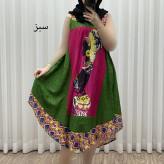 پیراهن لامبادا وارداتی مدل رخ کد 1619 نخی فری سایز تا 54 چهارفصل تنخور شیک و راحت مناسب باردار و روزمره