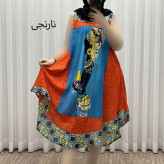 پیراهن لامبادا وارداتی مدل رخ کد 1619 نخی فری سایز تا 54 چهارفصل تنخور شیک و راحت مناسب باردار و روزمره