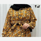 شومیز زنانه مجلسی پلنگی کرپ الیزه فری سایز تا 48 چهارفصل شیک و راحت بدون چروک و آبرفت