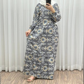 پیراهن ساحلی زنانه فلور بوگاتی مدل افسون کد 920 فری سایز تا 46 چهارفصل شیک و راحت بدون چروک و آبرفت و رنگ رفت بدون بدن نما کمربند دار