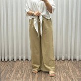 شلوار الیاف طبیعی زنانه فری سایز تا سایز 46 تن خور شیک و راحت چهارفصل بدون چروک و آبرفت