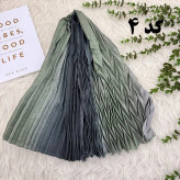 شال پلیسه طیفی کد 1004 نخی قواره 210x80 سانتیمتر بدون آبرفت و رنگ رفت