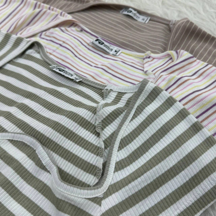 کراپ کبریتی یقه خشتی زنانه و دخترانه کد 1076 تنخور شیک چهارفصل