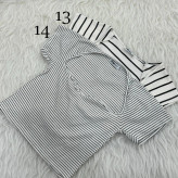 کراپ کبریتی یقه خشتی زنانه و دخترانه کد 1076 تنخور شیک چهارفصل