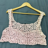 تاپ قلاب بافی فری سایز زنانه کد 1047 مناسب تا سایز 42 تن خور شیک