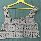 تاپ قلاب بافی فری سایز زنانه کد 1047 مناسب تا سایز 42 تن خور شیک