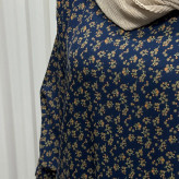 پیراهن نخی زنانه فری سایز تا 50 شسته شده بدون آبرفت و رنگ رفت بنددار چهارفصل تنخور شیک راحت مناسب باردار و روزمره