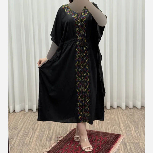 پانچ نخی گلدوزی هندی مدل ترنم کد 834 فری سایز مناسب تا سایز 54 تنخور شیک و راحت چهارفصل