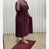 پانچ نخی گلدوزی هندی مدل ترنم کد 834 فری سایز مناسب تا سایز 54 تنخور شیک و راحت چهارفصل