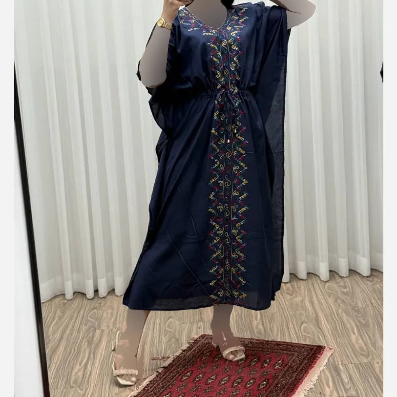 پانچ نخی گلدوزی هندی مدل ترنم کد 834 فری سایز مناسب تا سایز 54 تنخور شیک و راحت چهارفصل