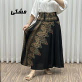 دامن وارداتی اندونزی مدل ترمه کد 1608 فری سایز مناسب تا سایز 48 قد 95 سانتیمتر سوپر نخ چهارفصل شیک و راحت