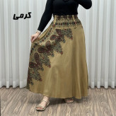 دامن وارداتی اندونزی مدل ترمه کد 1608 فری سایز مناسب تا سایز 48 قد 95 سانتیمتر سوپر نخ چهارفصل شیک و راحت