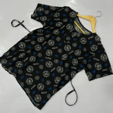 تیشرت نخی تایلندی فری سایز زنانه کد 700 تن خور شیک و راحت مناسب تا سایز 48