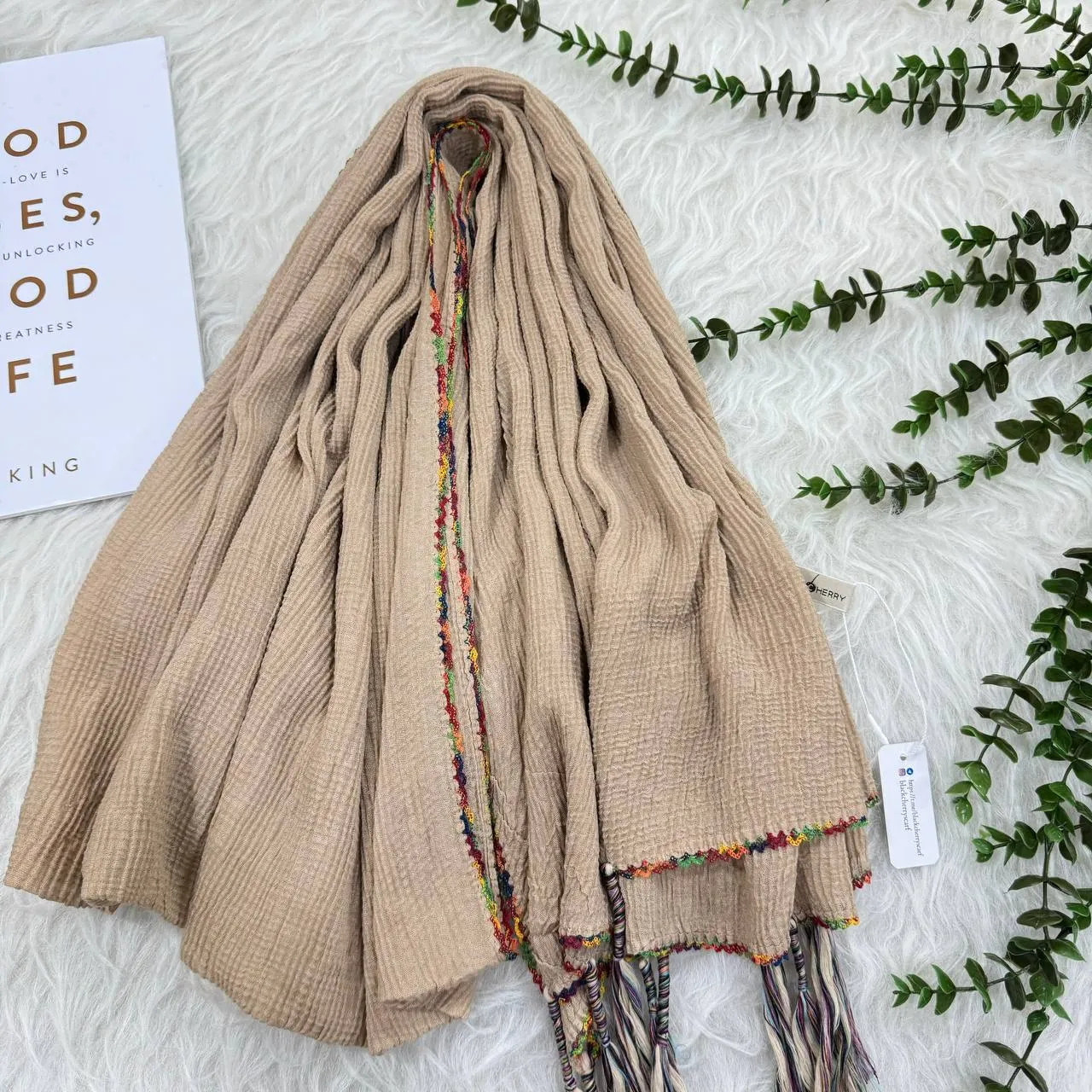 شال برشکا ساده وارداتی کد 988 بدون آبرفت و رنگ رفت